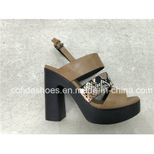 Simple Cool Sexy Talons hauts Fashion Snake Lady Sandals